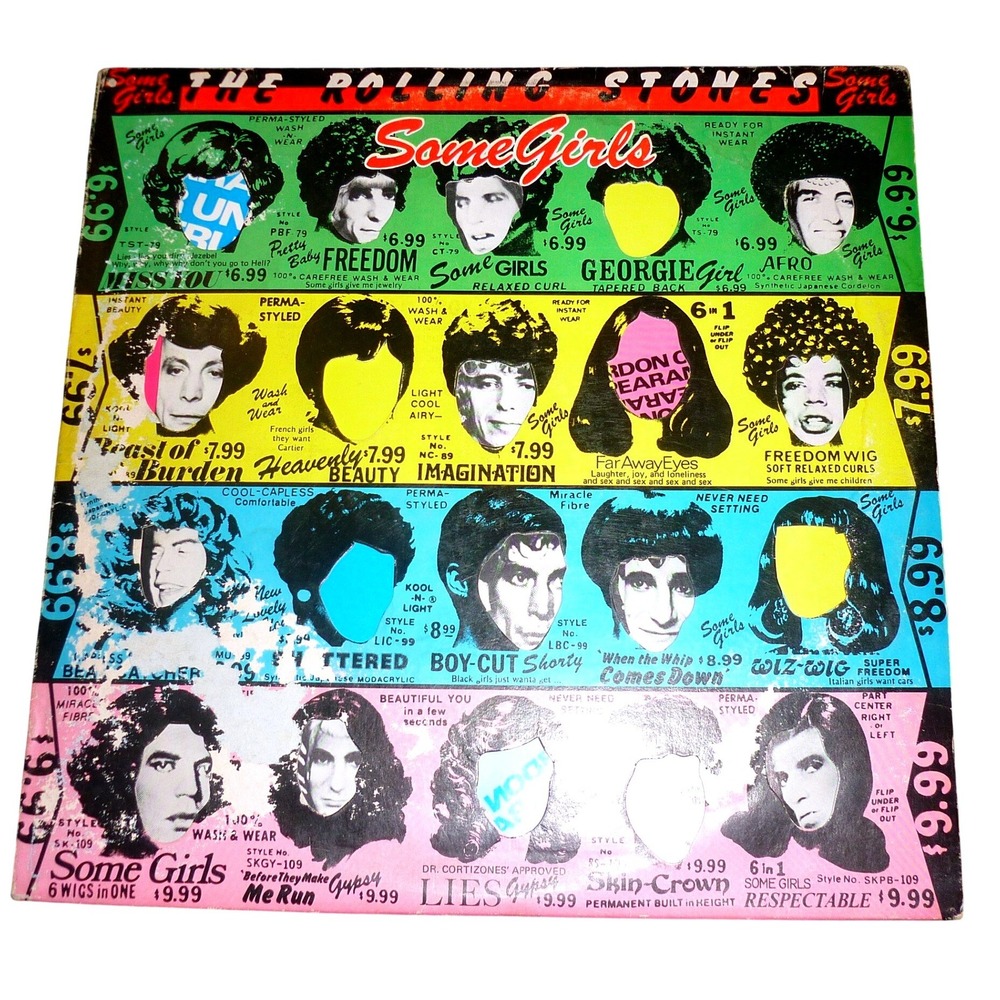 The Rolling Stones Some Girls Vinyl LP 1978 COC 39108 Banned Die-Cut Cover